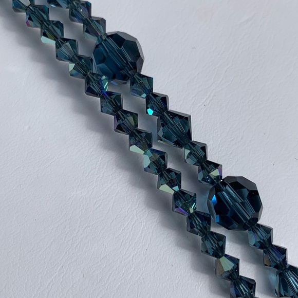 Navy Swarovski Crystal Bracelet - Picture 3 of 13